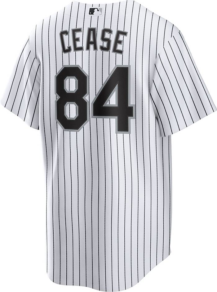 Nike Men's Chicago White Sox Dylan Cease #84 White Home Cool Base