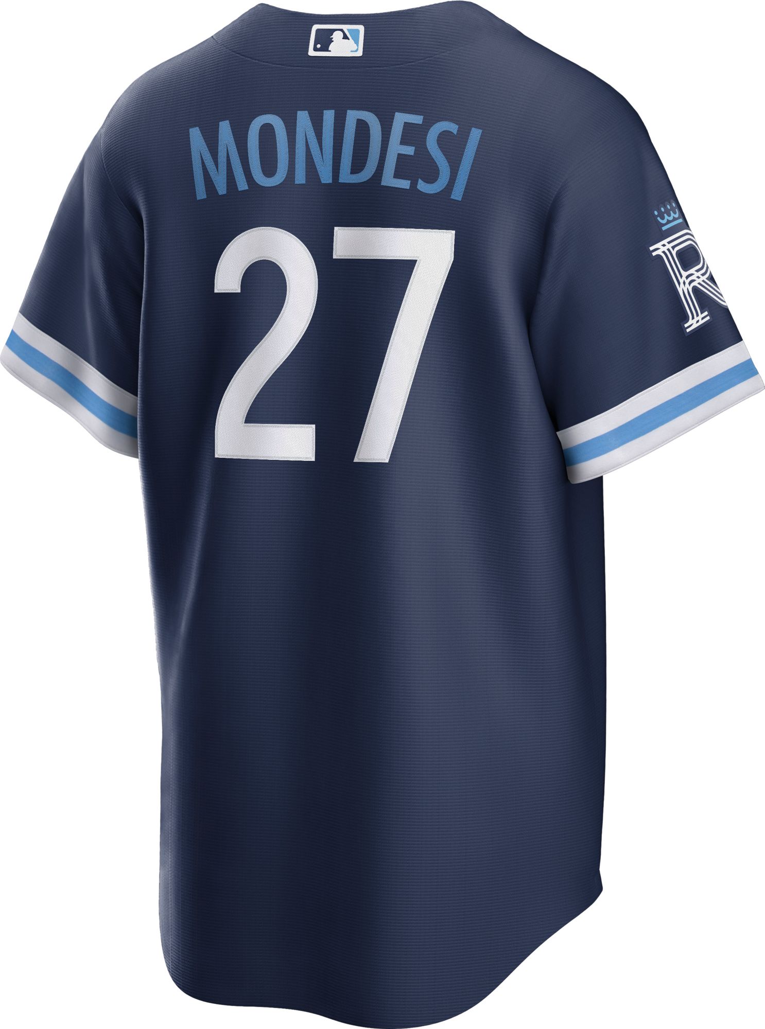Nike Men's Kansas City Royals Adalberto Mondesí #27 2022 City Connect Replica Cool Base Jersey product image