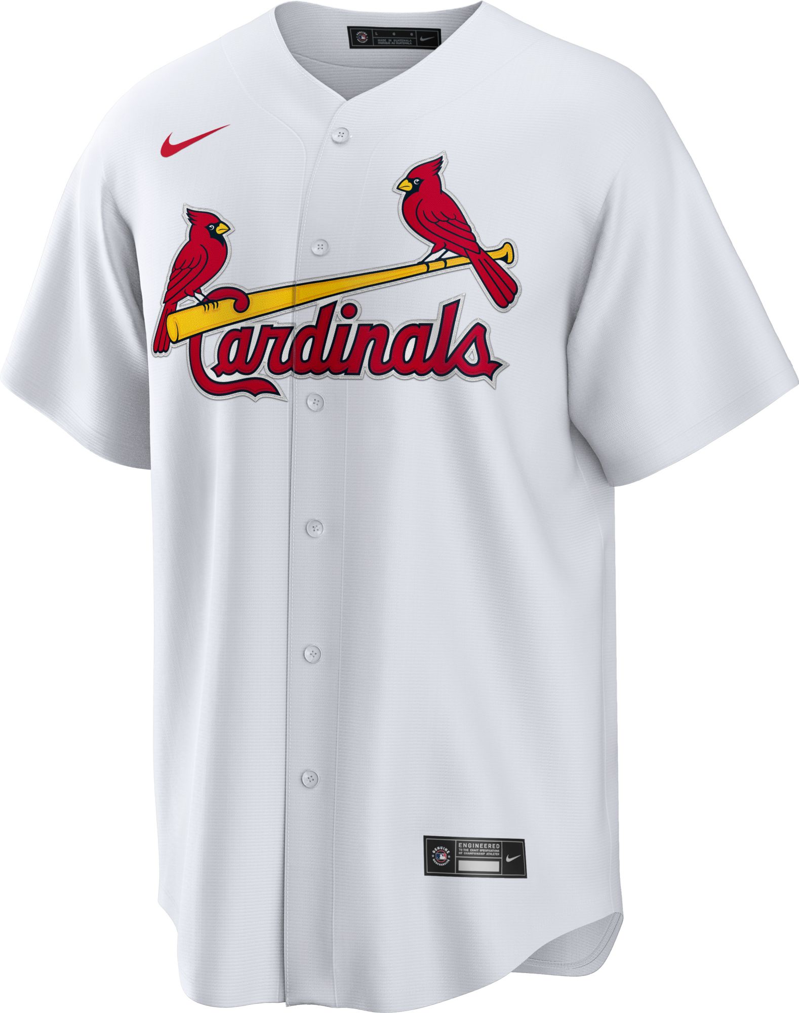 Nike Men's St. Louis Cardinals Lars Nootbaar #21 White Home Cool Base Jersey product image