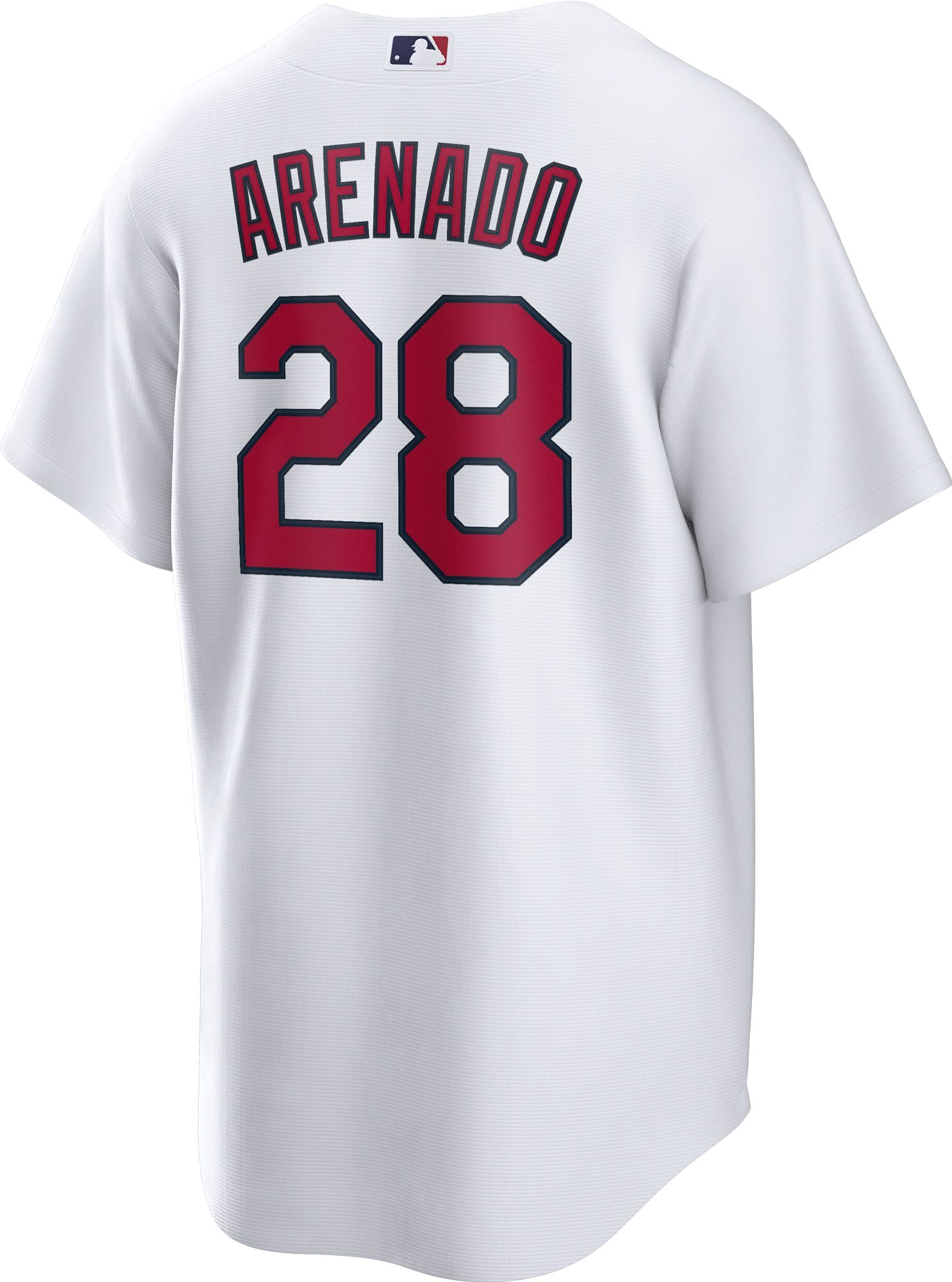 Nike Men's St. Louis Cardinals Nolan Arenado #28 Replica Cool Base White Jersey product image