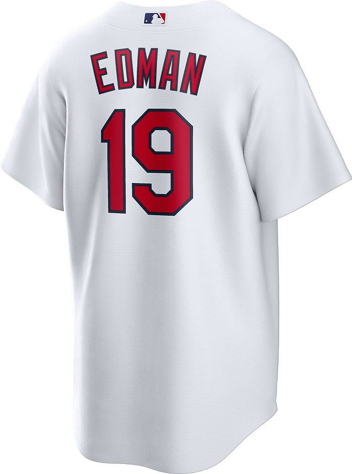 Nike Men's St. Louis Cardinals Tommy Edman #19 White Cool Base Home Jersey