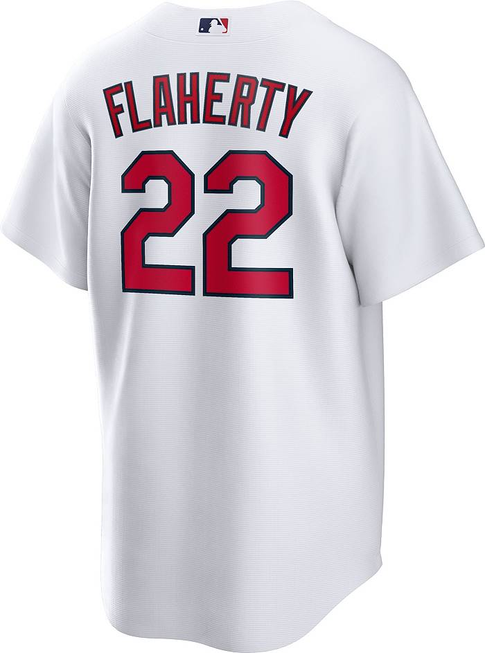 Nike Men's St. Louis Cardinals Jack Flaherty #22 White Cool Base Jersey