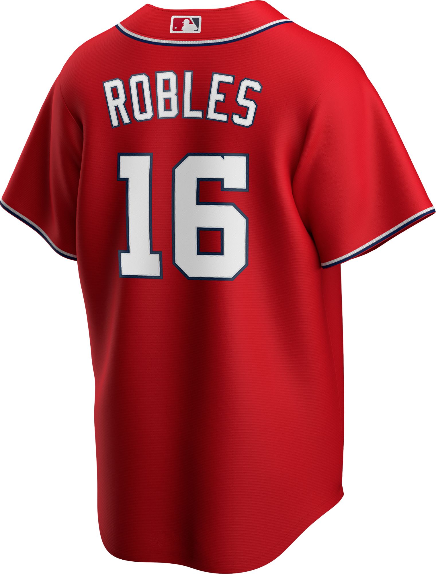 Nike Men's Replica Washington Nationals Victor Robles #16 Red Cool Base Jersey product image