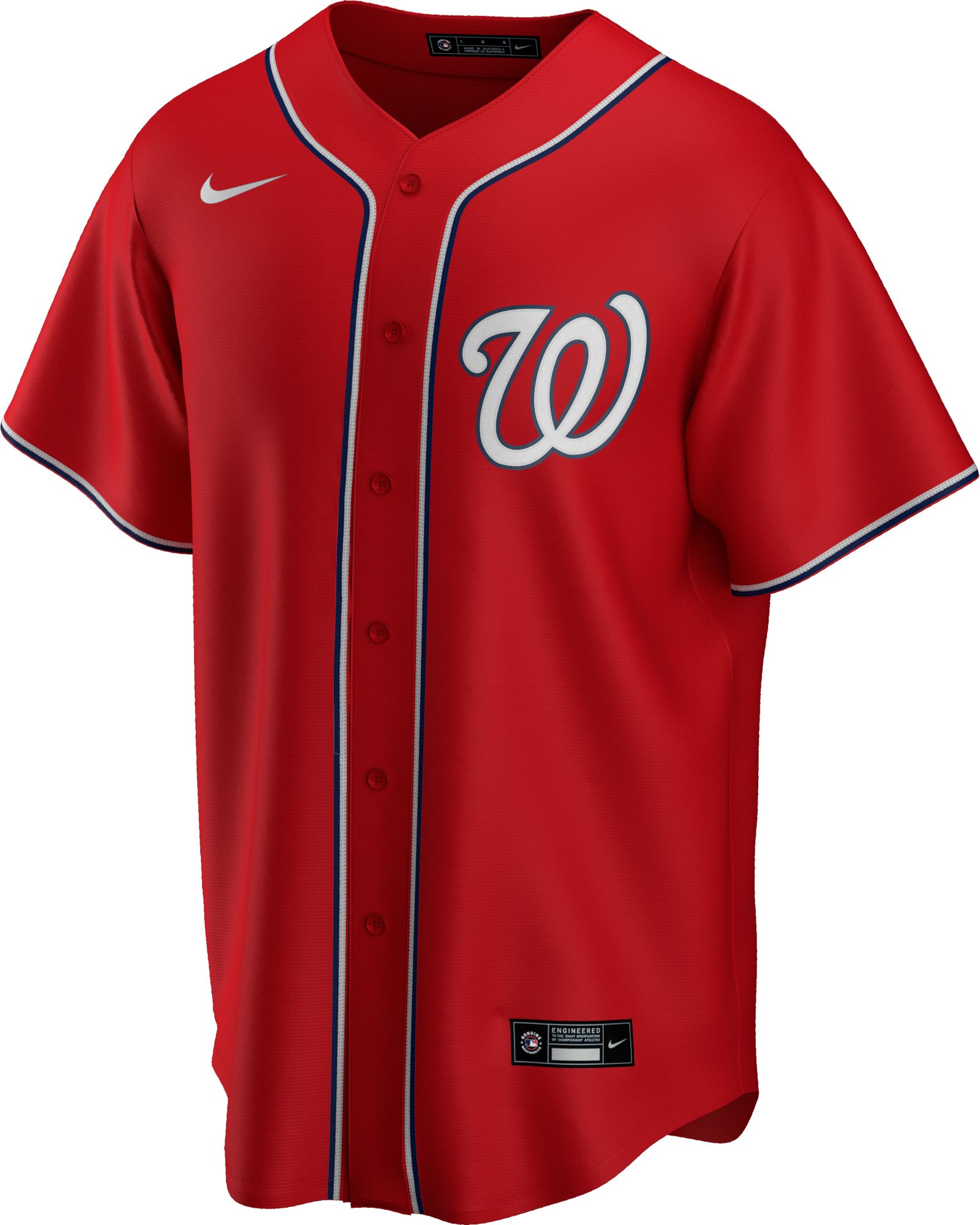 Nike Men's Replica Washington Nationals Victor Robles #16 Red Cool Base Jersey product image