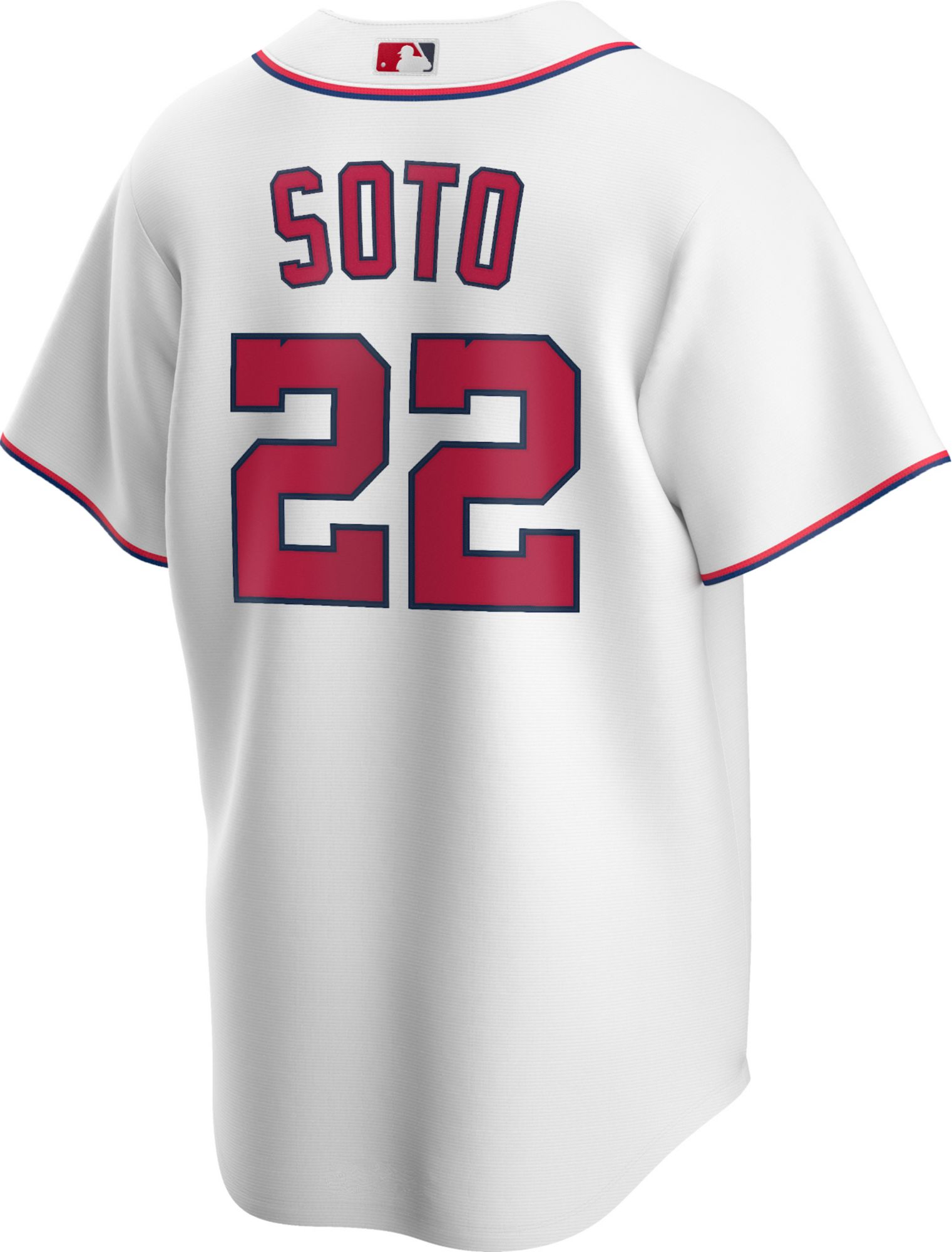 Nike Men's Replica Washington Nationals Juan Soto #22 White Cool Base Jersey product image