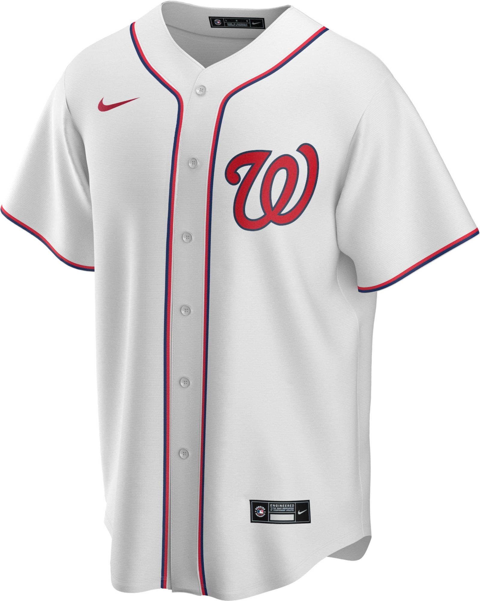 Nike Men's Replica Washington Nationals Juan Soto #22 White Cool Base Jersey product image