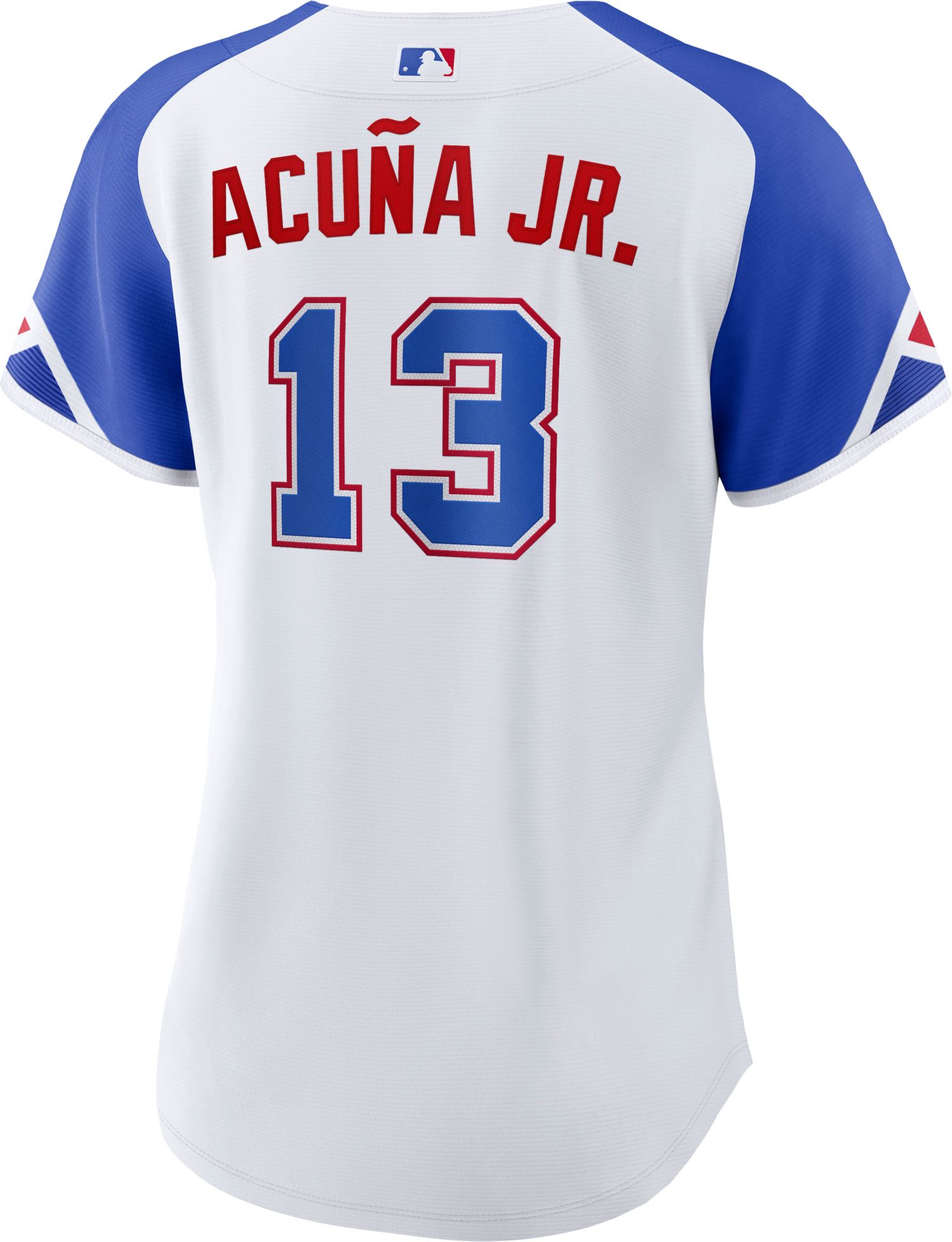 Atlanta Braves Nike Jersey Ronald Acuna Jr. White-Gray Split