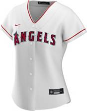 ANGELS JERSEY #27 MIKE TROUT SIZE S-4XL STITCHED PINSTRIPE GREY