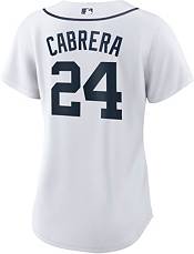 Nike Women's Detroit Tigers Miguel Cabrera #24 White Cool Base Jersey