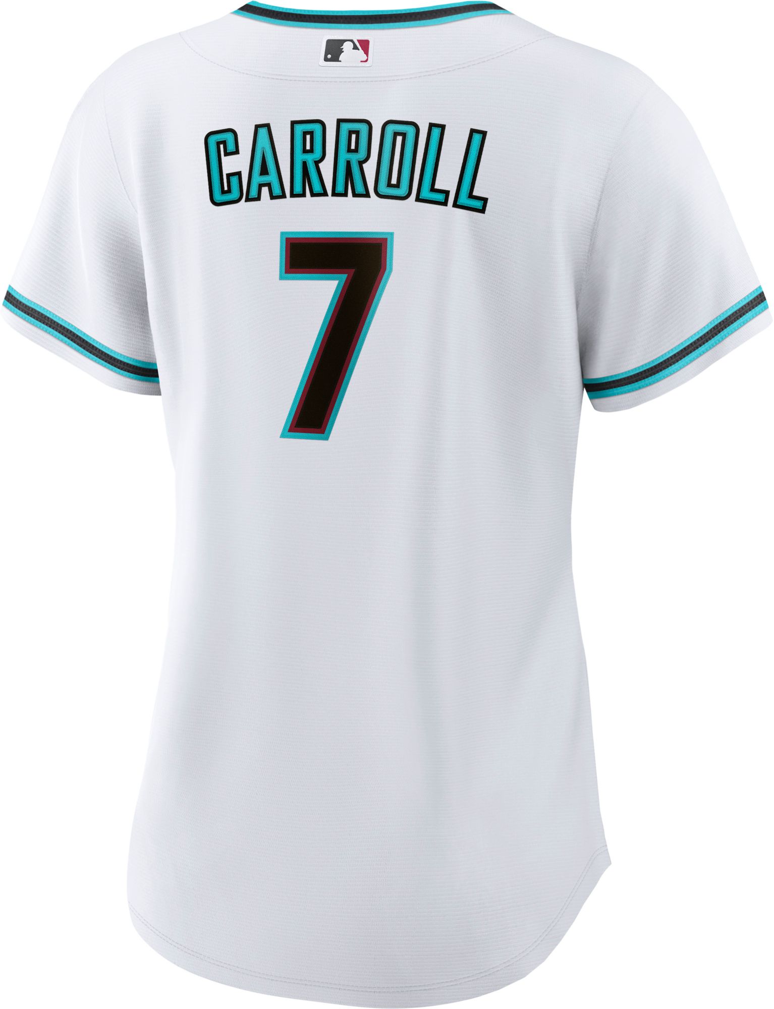 Nike Women's Arizona Diamondbacks Corbin Carroll #7 White Cool Base Jersey