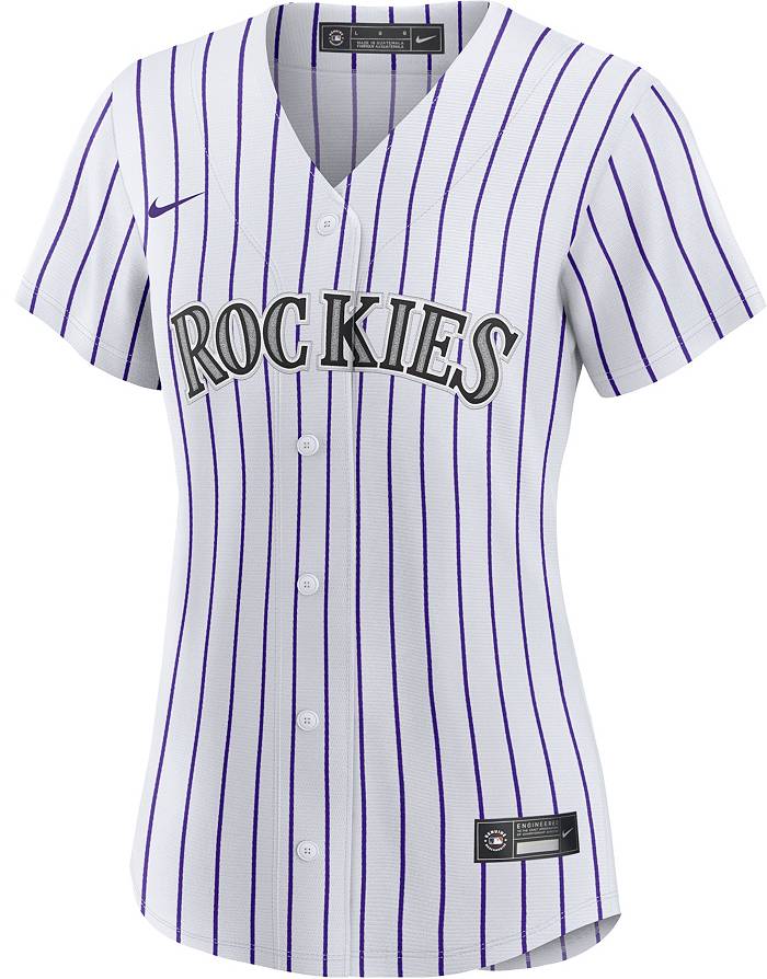 MLB Colorado Rockies (Kris Bryant) Women's Replica Baseball Jersey.