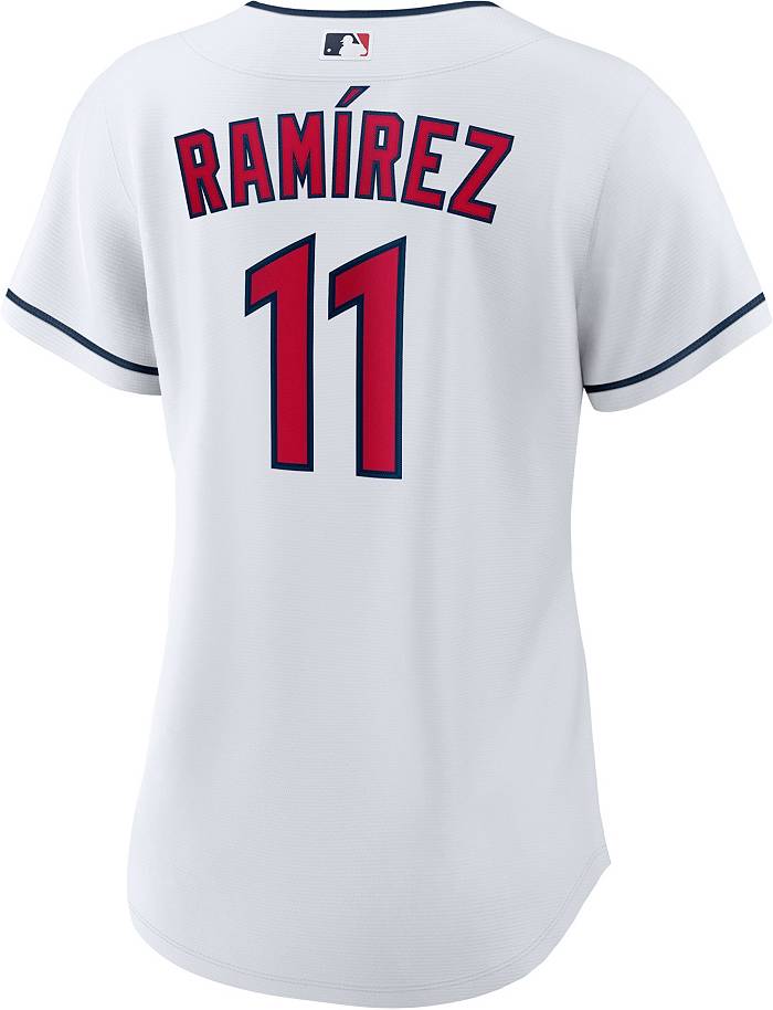 Men’s Cleveland Indians Nike White Alternate Authentic Team Jersey - L