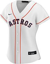 Nike Men's Replica Houston Astros Jose Altuve #27 Grey Cool Base Jersey