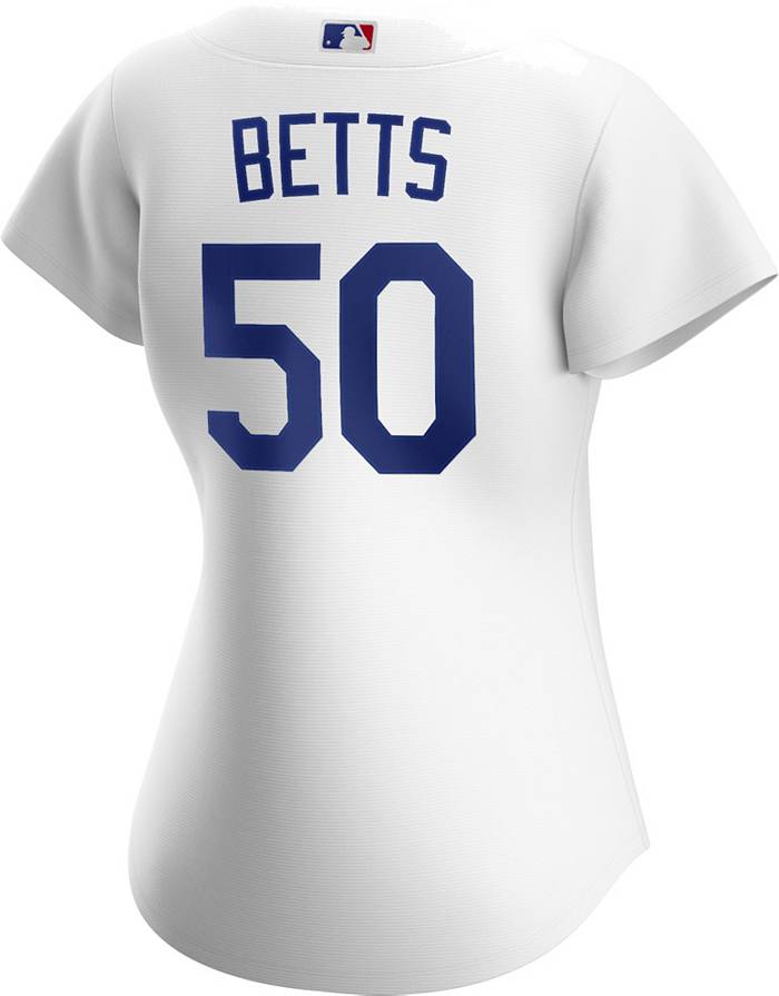 Nike Youth Los Angeles Dodgers Mookie Betts #50 Gray T-Shirt