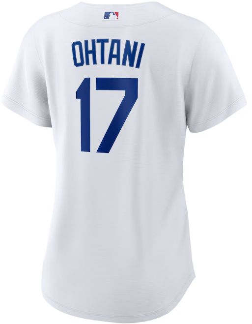 Nike Women's Los Angeles Dodgers Shohei Ohtani #17 White Cool Base Jersey