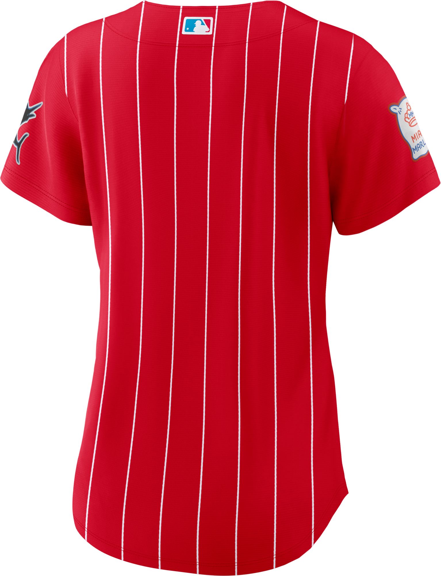 Nike Women's Miami Marlins Red 2021 City Connect Cool Base Jersey product image