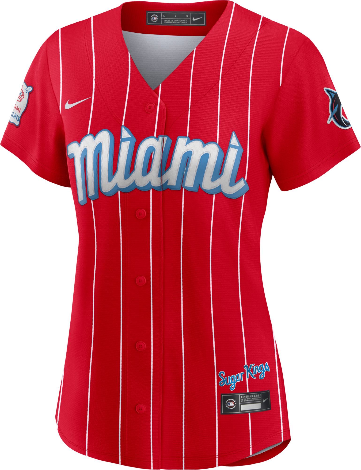 Nike Women's Miami Marlins Red 2021 City Connect Cool Base Jersey product image
