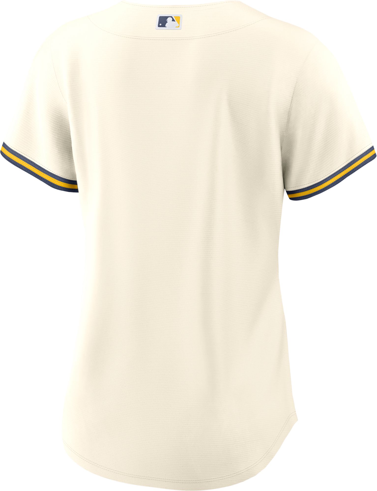 Nike Women's Replica Milwaukee Brewers Blank Cream Cool Base Jersey product image