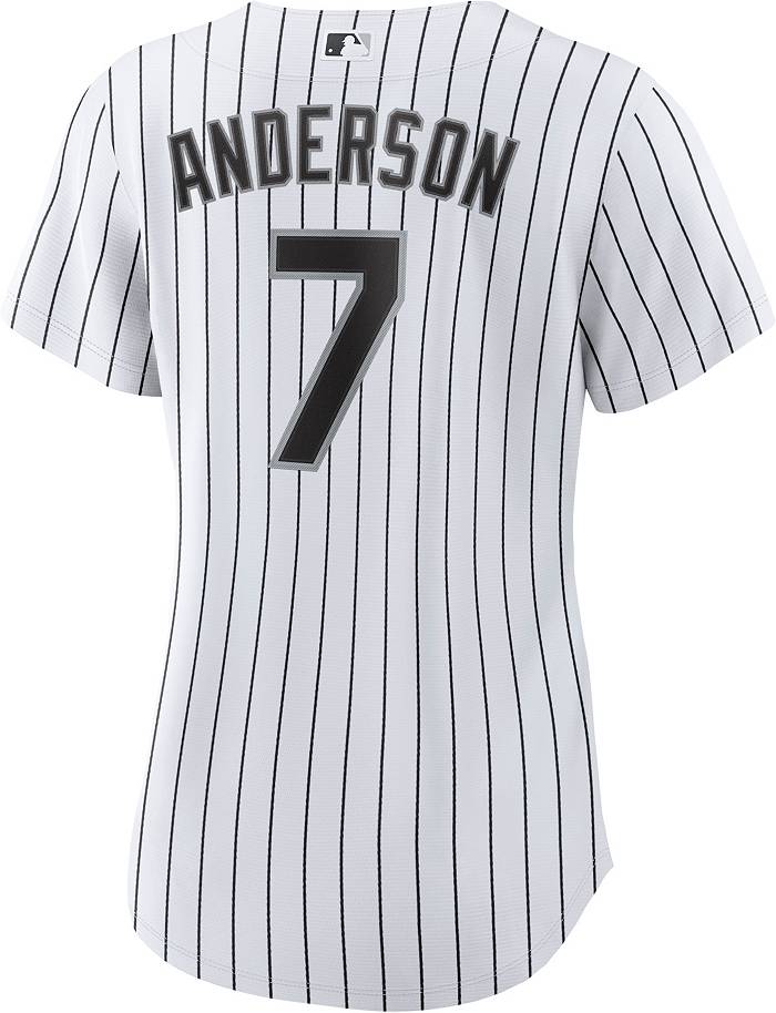 Nike Men's Chicago White Sox Tim Anderson #7 Black 2021 City