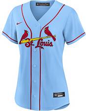 Nike Men's St. Louis Cardinals Ozzie Smith #1 Blue Cooperstown V-Neck  Pullover Jersey