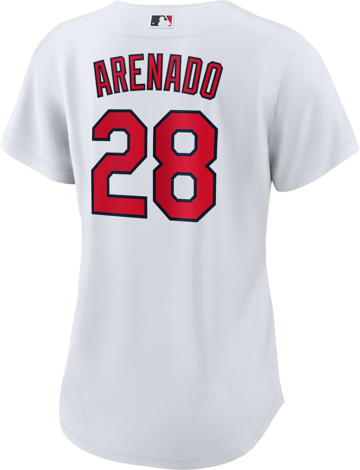 Nike Women's St. Louis Cardinals Nolan Arenado #28 White Cool Base Home Jersey