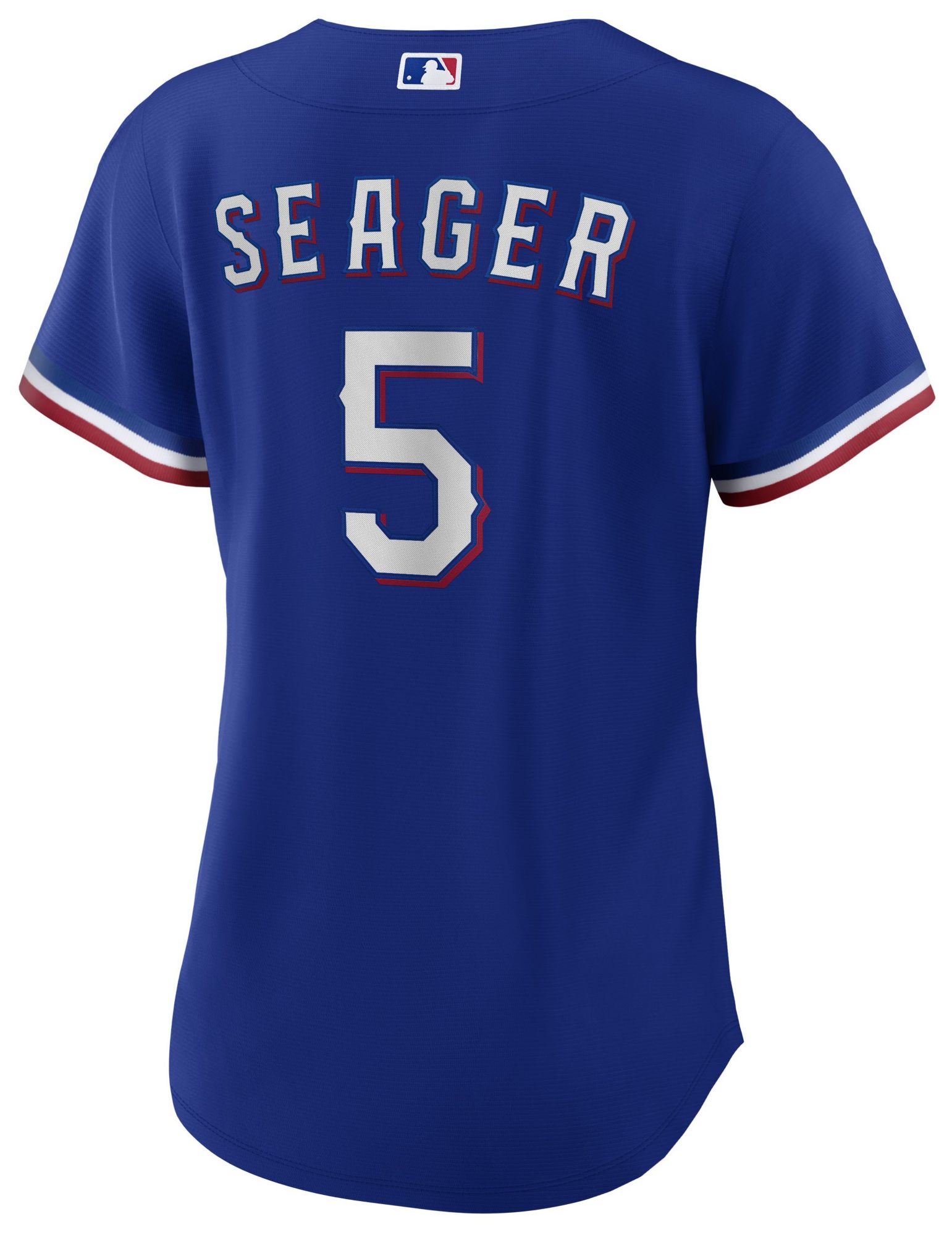 Nike Women's Texas Rangers Blue Corey Seager #5 Replica Jersey product image