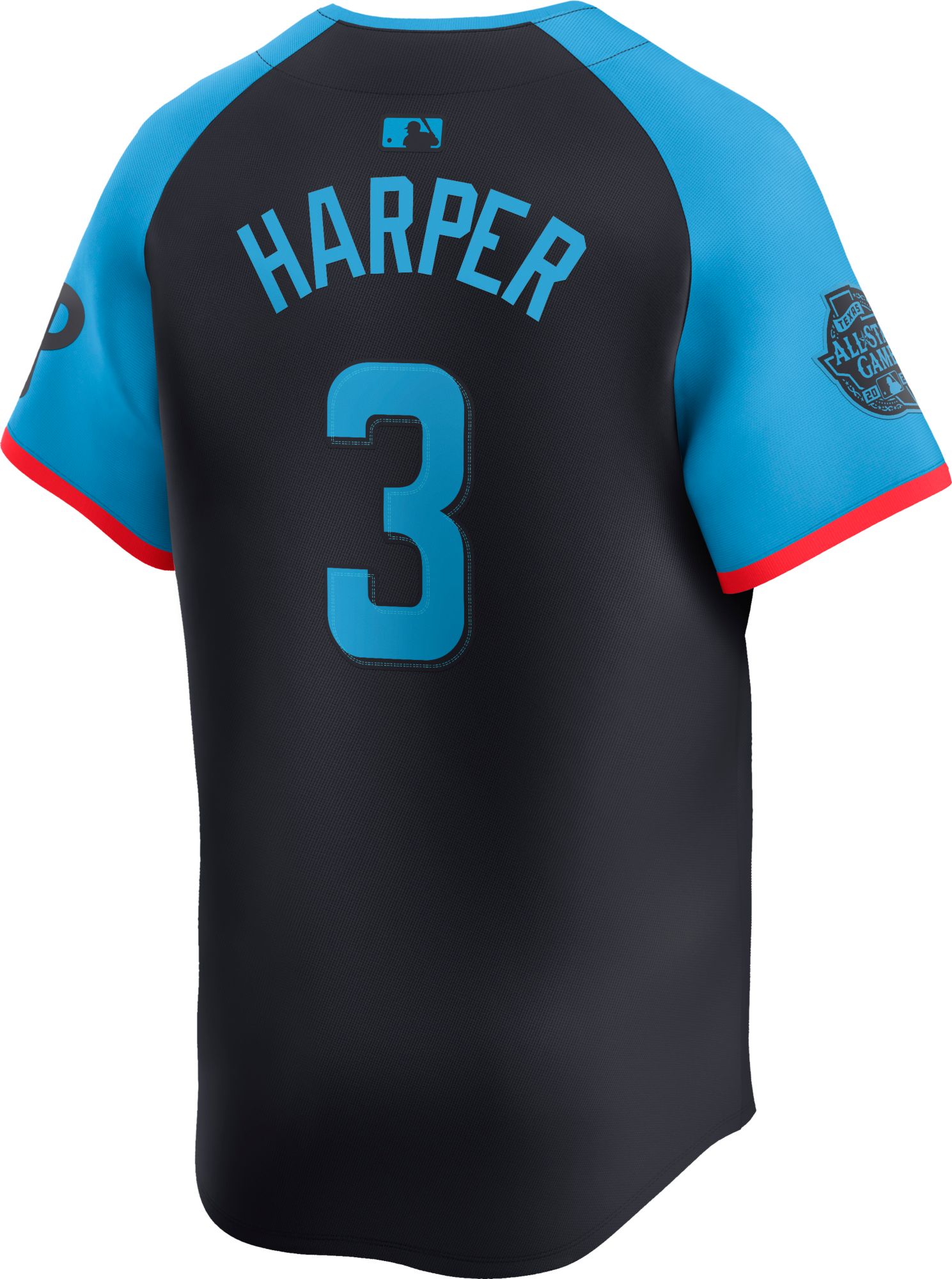 Nike Men's Philadelphia Phillies 2024 All-Star Game Bryce Harper #3 Blue Limited Vapor Jersey product image