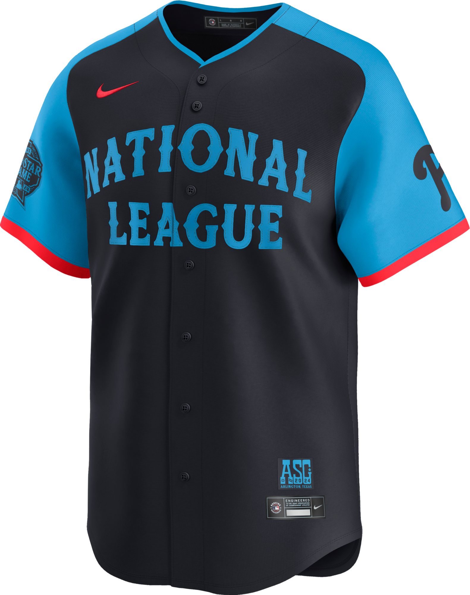 Nike Men's Philadelphia Phillies 2024 All-Star Game Bryce Harper #3 Blue Limited Vapor Jersey product image