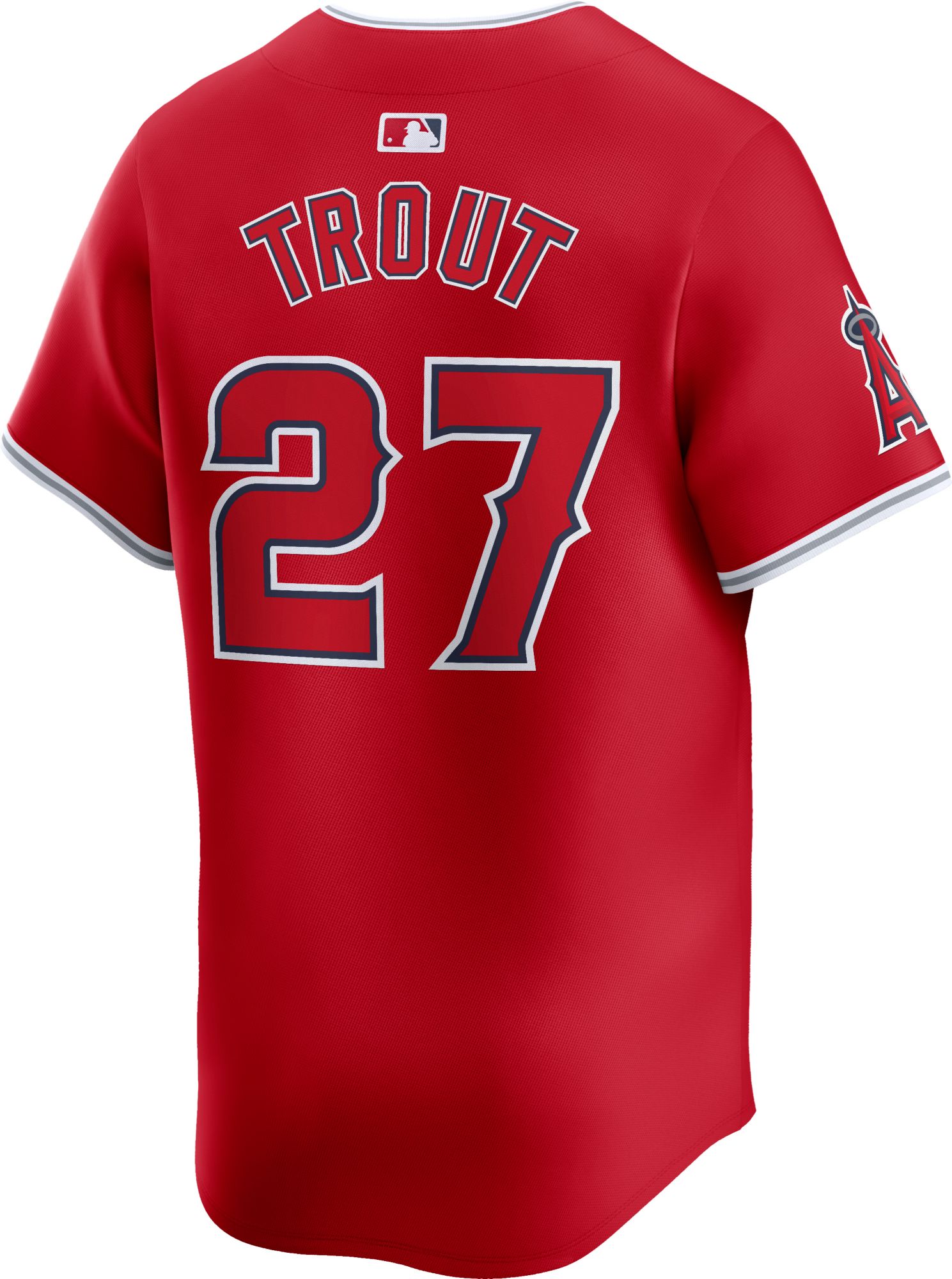 Nike Men's Los Angeles Angels Mike Trout #27 Red Limited Vapor Jersey product image