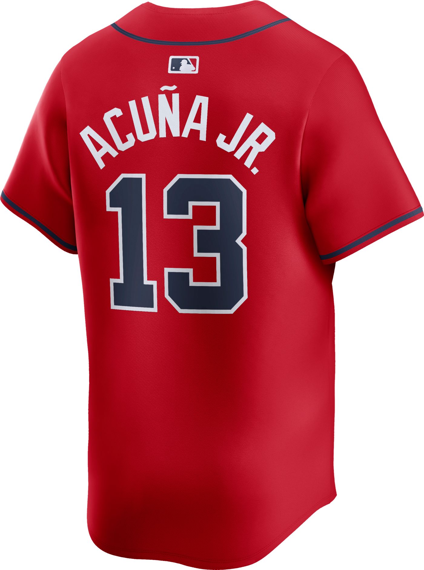 Nike Red Atlanta Braves #13 Ronald Acuna outlet Jr Men'snSize Large Brand New!