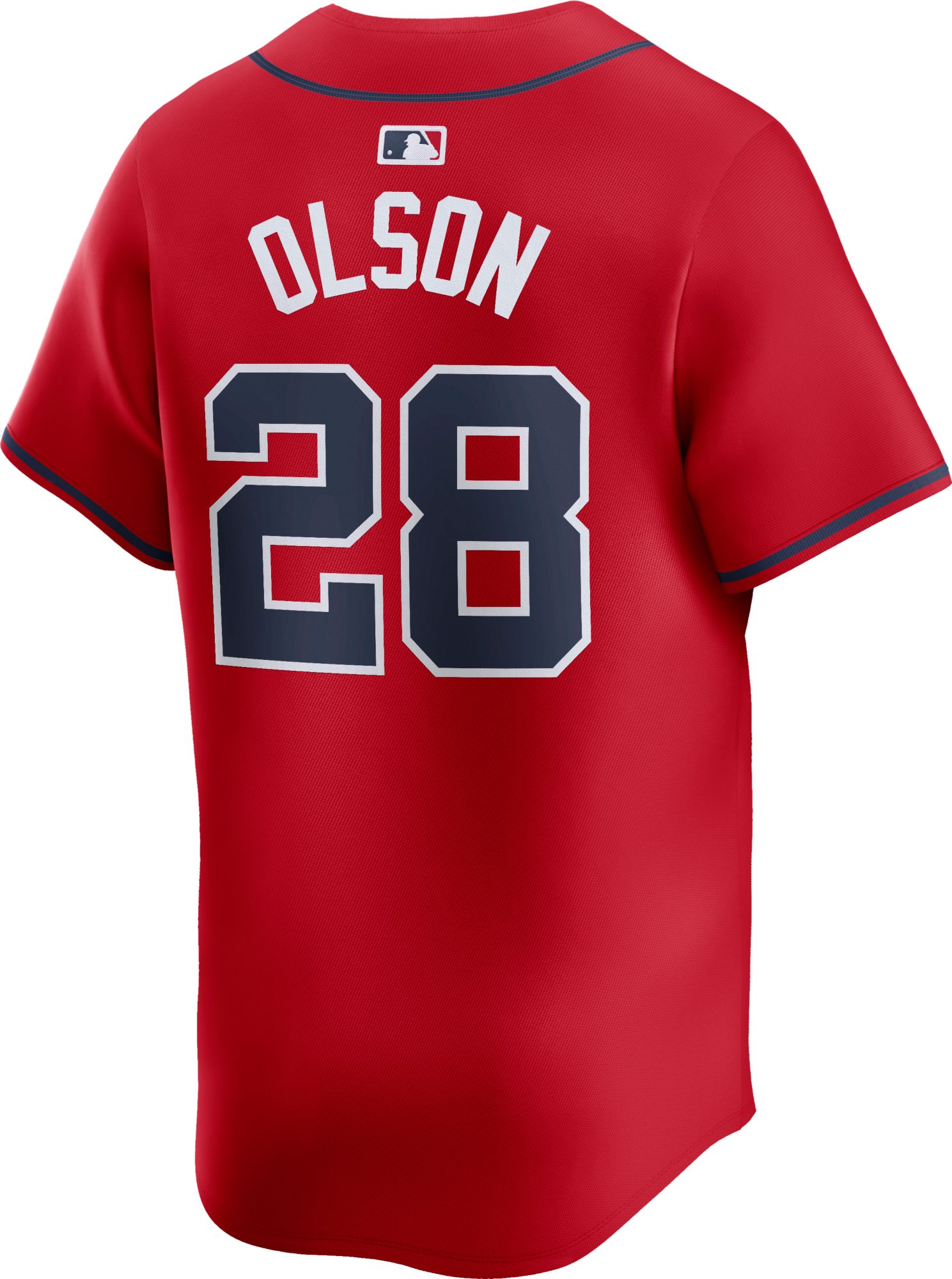 Nike Men's Atlanta Braves Matt Olson #28 Red Limited Vapor Jersey product image