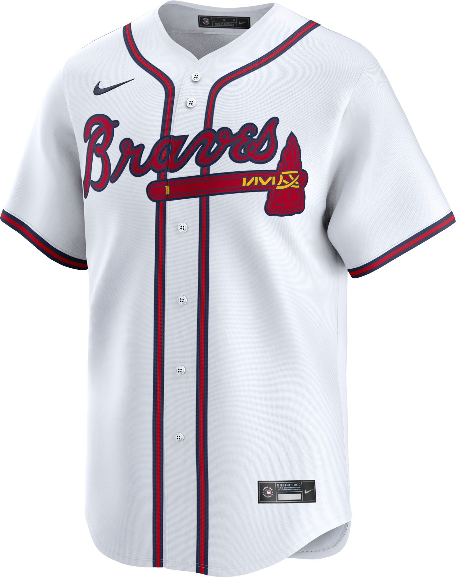 Nike Men's Atlanta Braves Matt Olson #28 White Limited Vapor Jersey