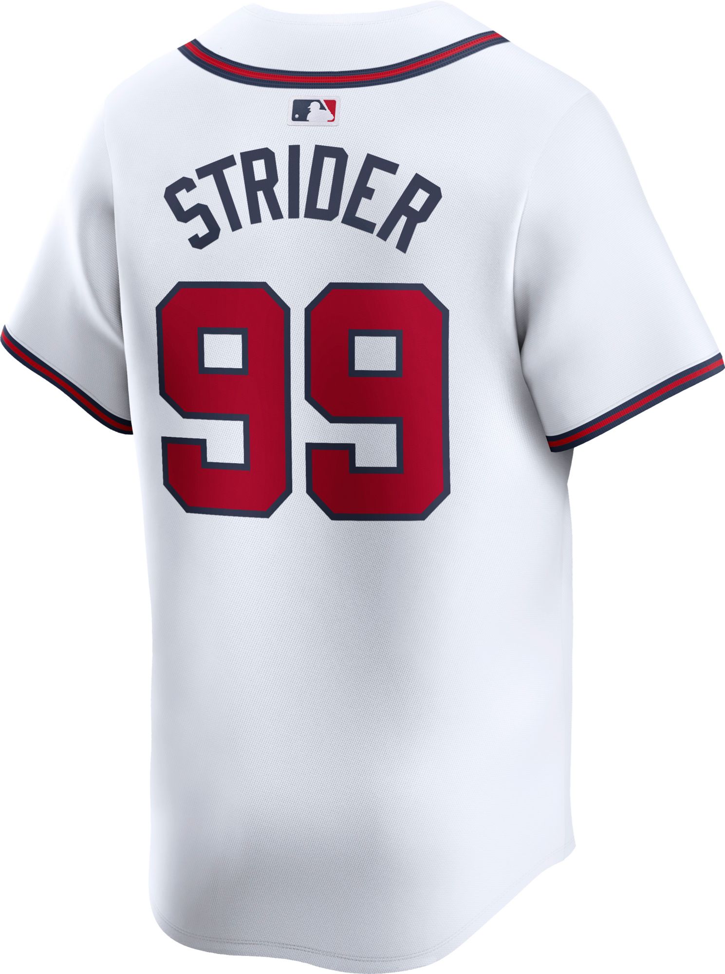 Nike Men's Atlanta Braves Spencer Strider #99 White Limited Vapor Jersey