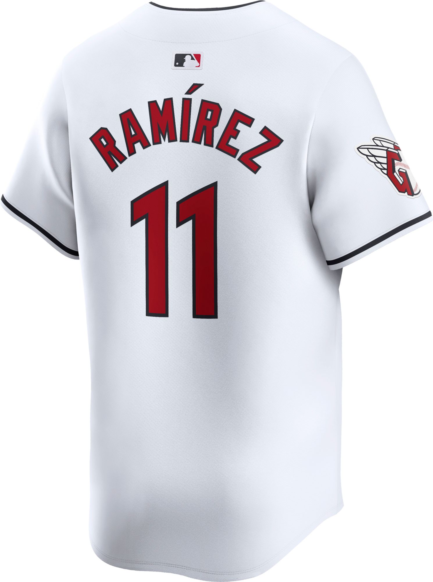 Nike Men's Cleveland Guardians José Ramírez #11 White Limited Vapor Jersey