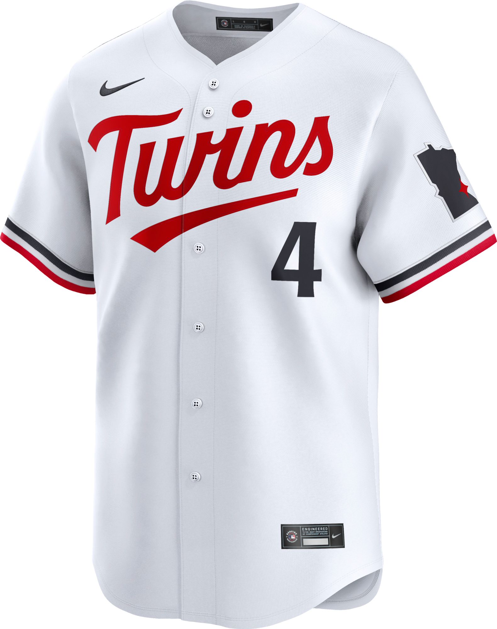 Nike Men's Minnesota Twins Carlos Correa #4 White Limited Vapor Jersey