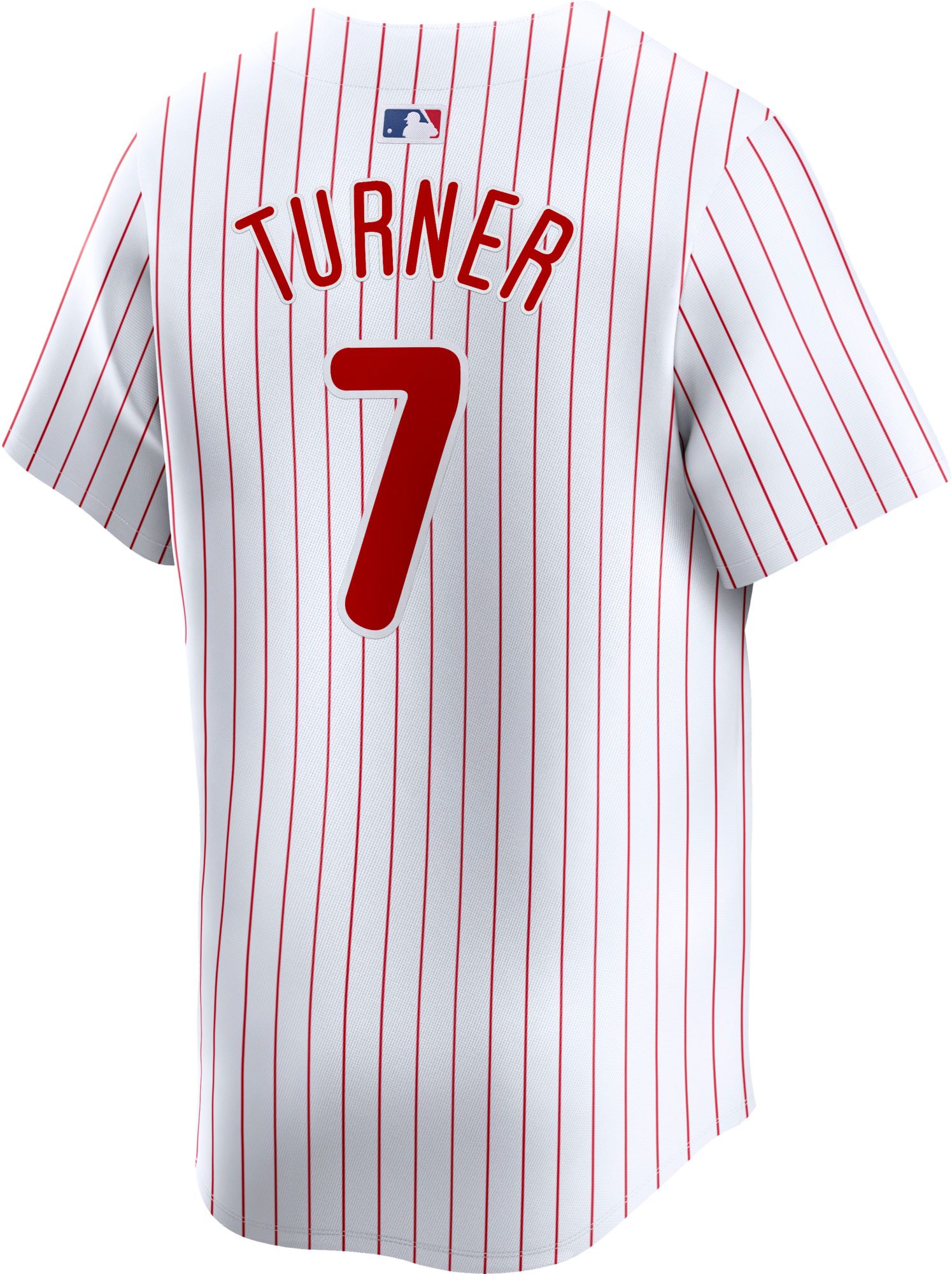 Nike Men's Philadelphia Phillies Trea Turner #7 White Limited Vapor Jersey