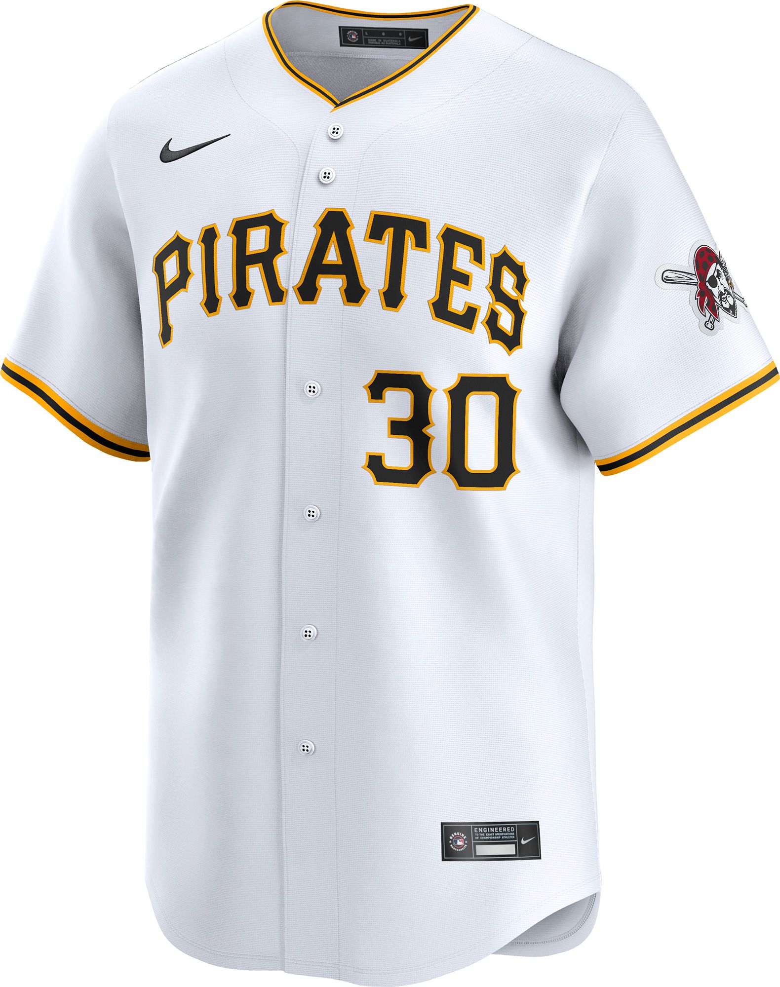 Nike Men's Pittsburgh Pirates Paul Skenes #30 White Limited Vapor Jersey product image