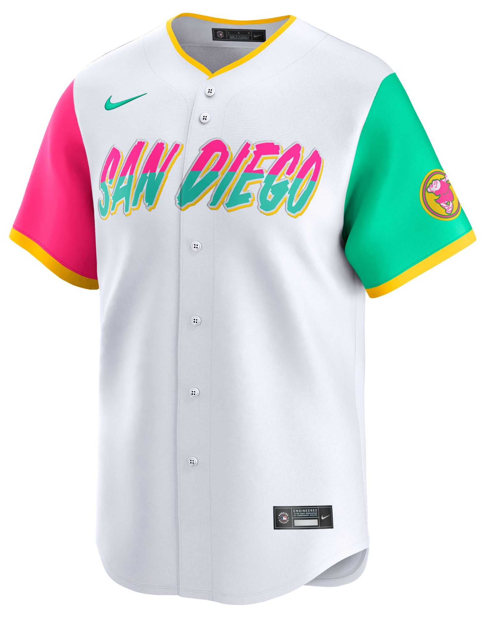 Nike Men's San Diego Padres Blank White Limited Vapor Jersey product image