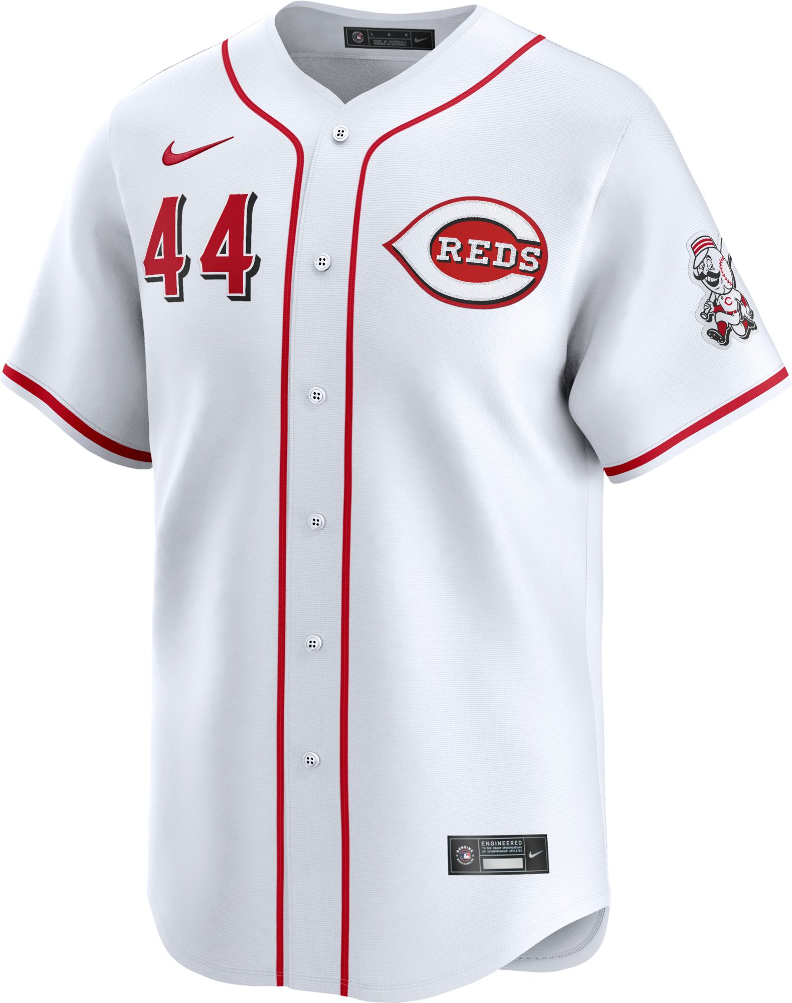 Nike Men's Cincinnati Reds Elly De La Cruz #44 White Limited Vapor Jersey