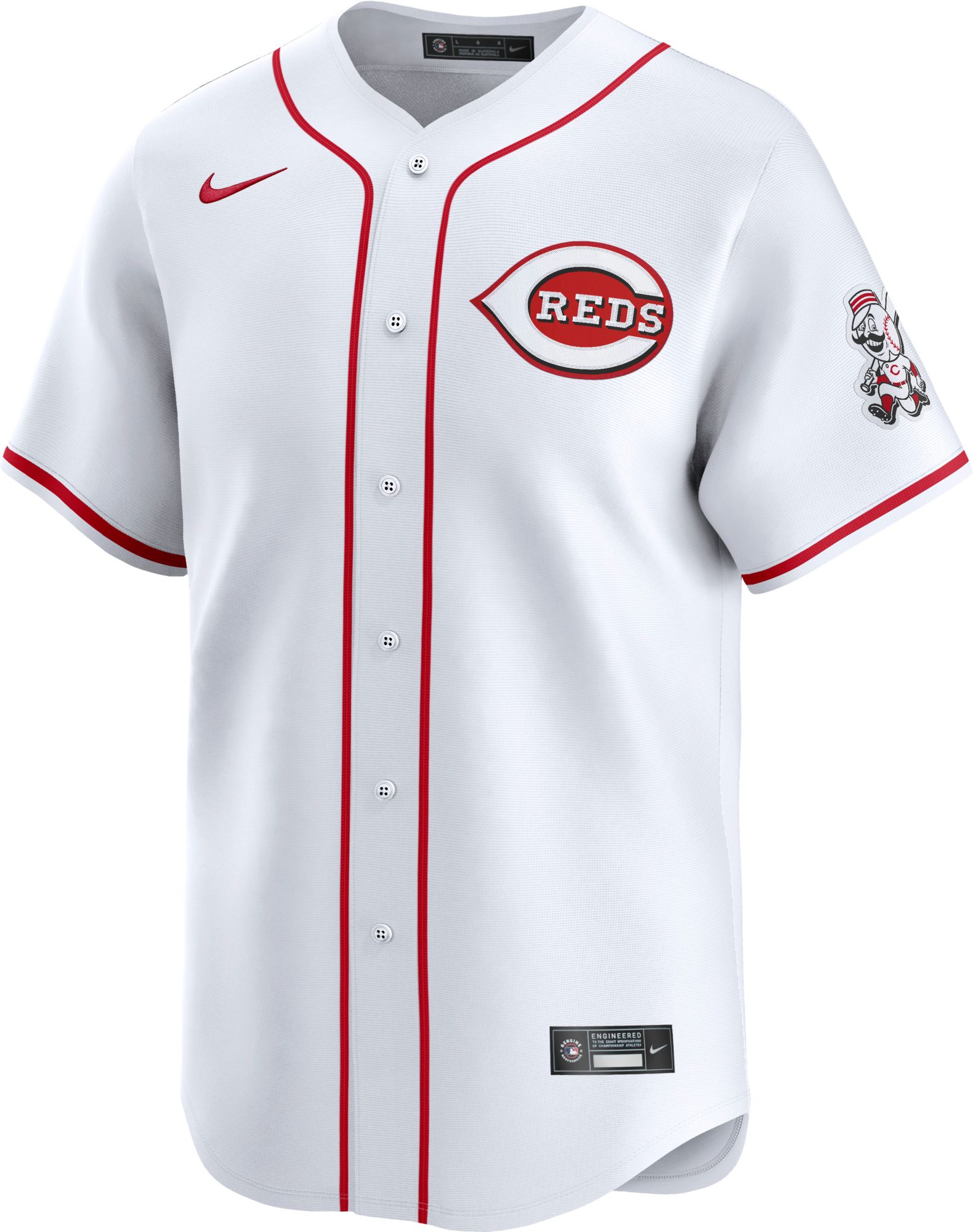 Nike Men's Cincinnati Reds White Blank Limited Vapor Jersey