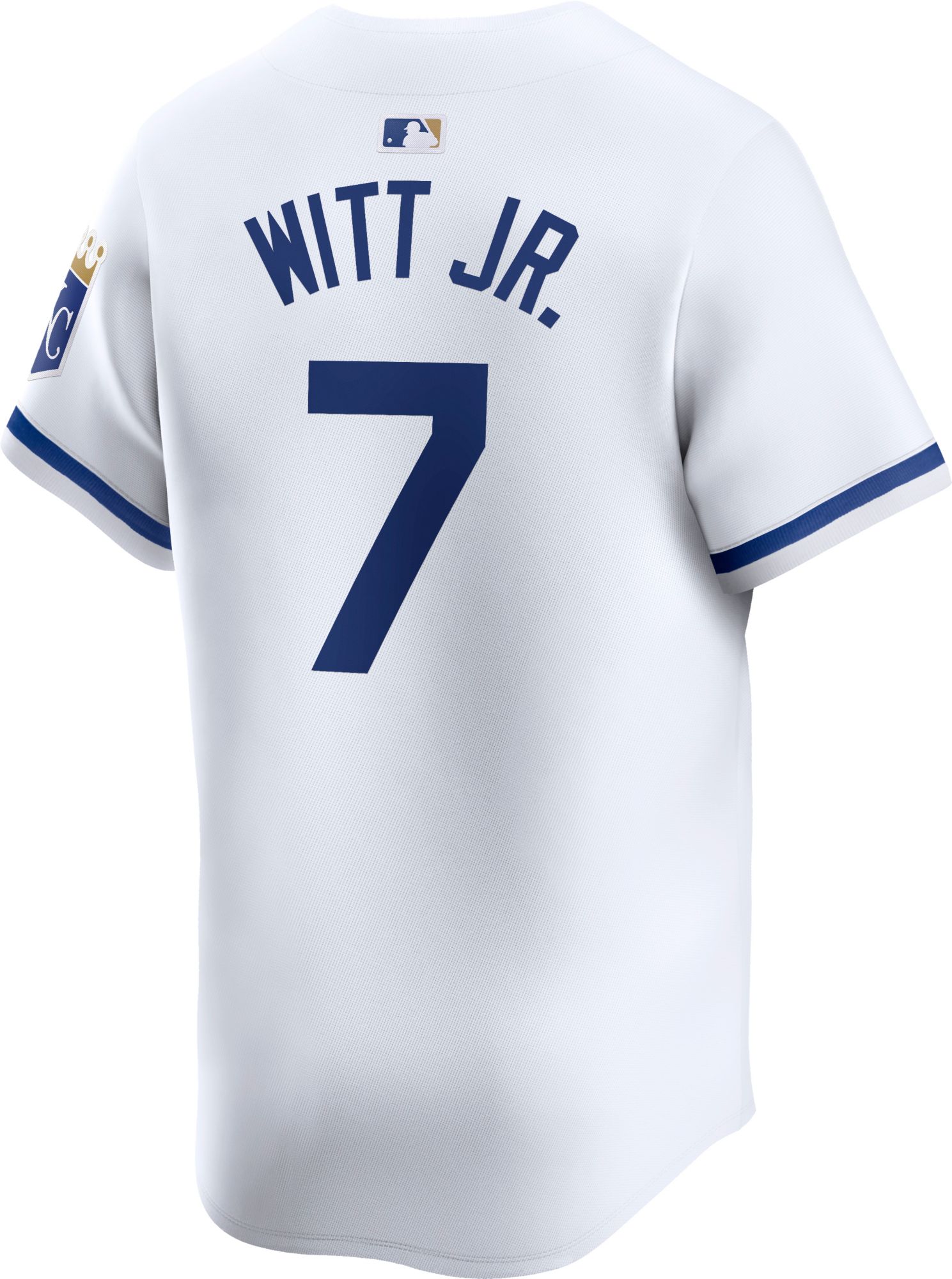 Nike Men's Kansas City Royals Bobby Witt Jr. #7 White Limited Vapor Jersey