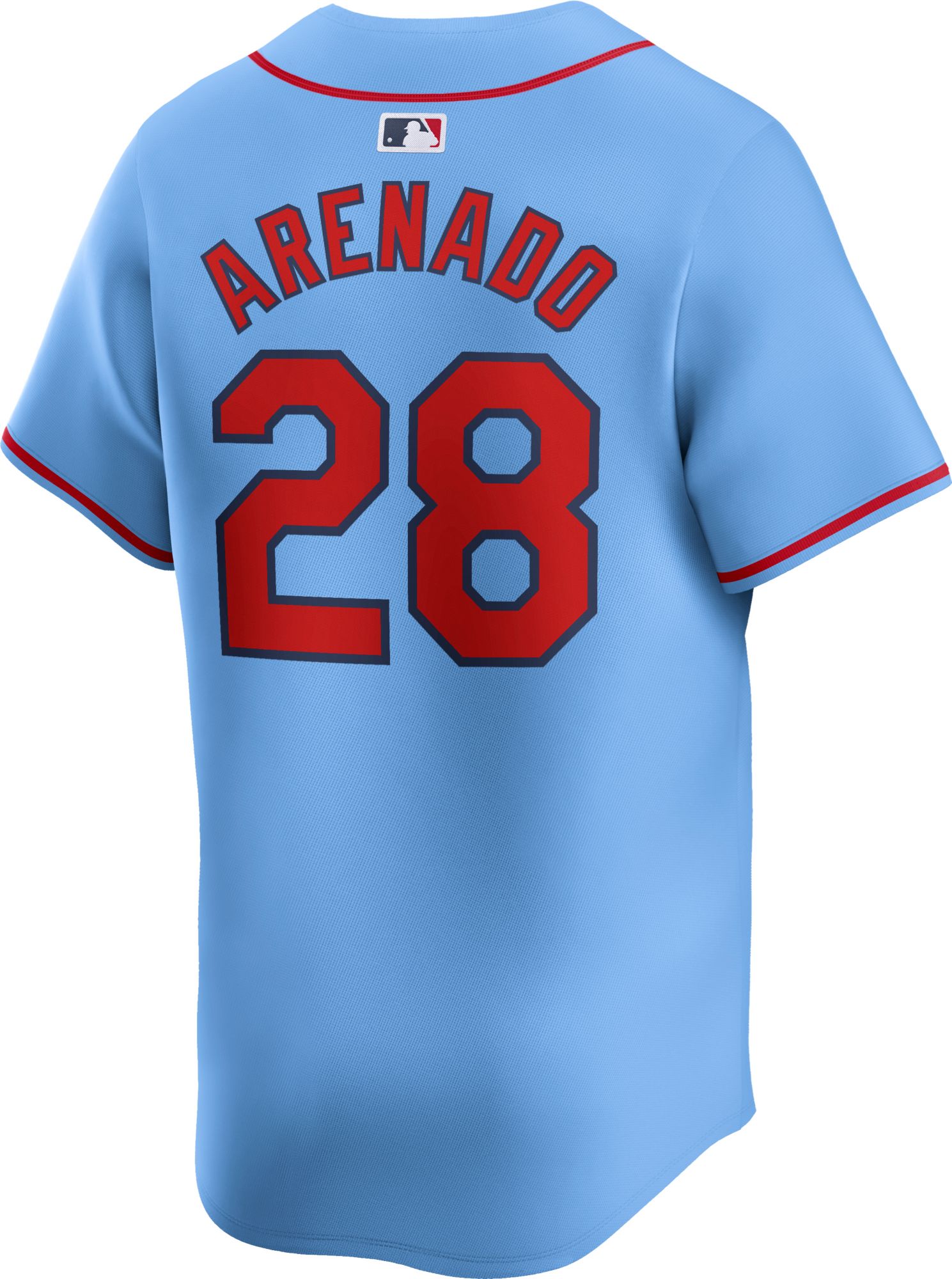 Nike Men's St. Louis Cardinals Nolan Arenado #28 Blue Limited Vapor Jersey product image
