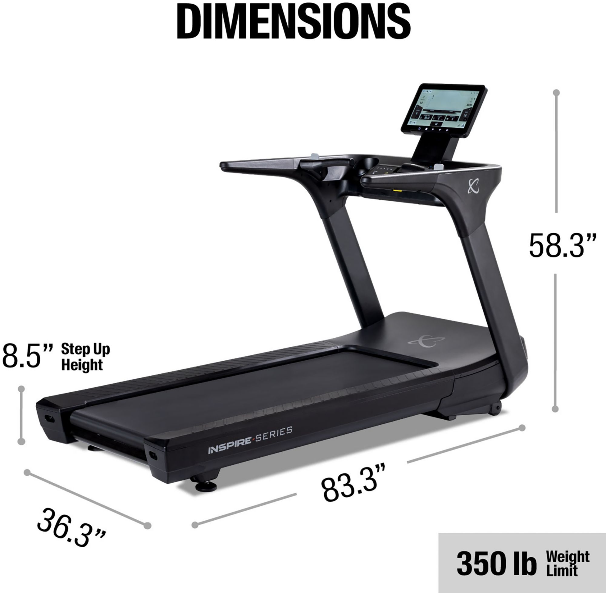 Inspire T7 Treadmill with 15.6" Touchscreen Display product image