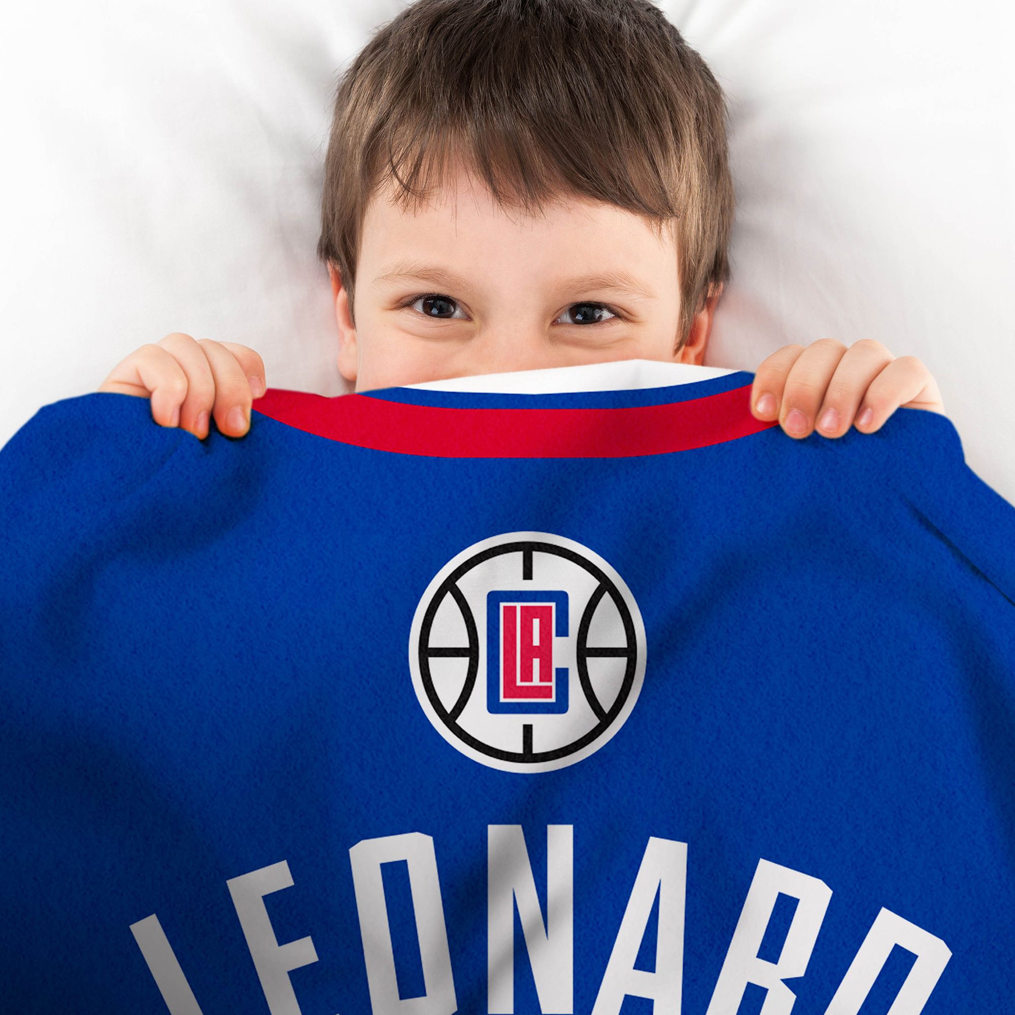 Bleacher Creatures Los Angeles Clippers Kawhi Leonard #2 Raschel Plush Blanket product image