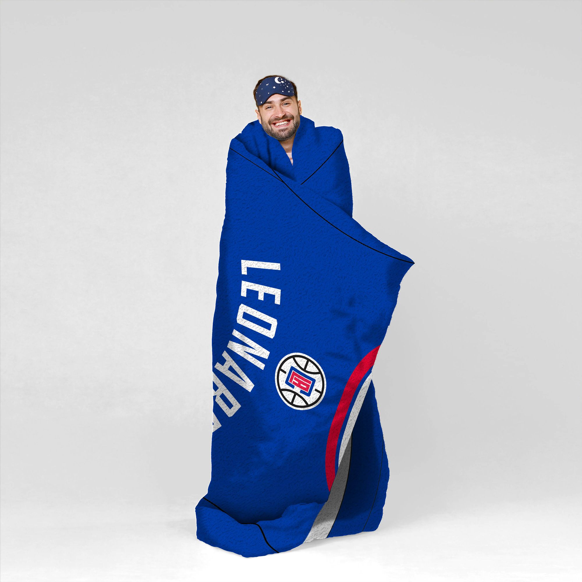Bleacher Creatures Los Angeles Clippers Kawhi Leonard #2 Raschel Plush Blanket product image