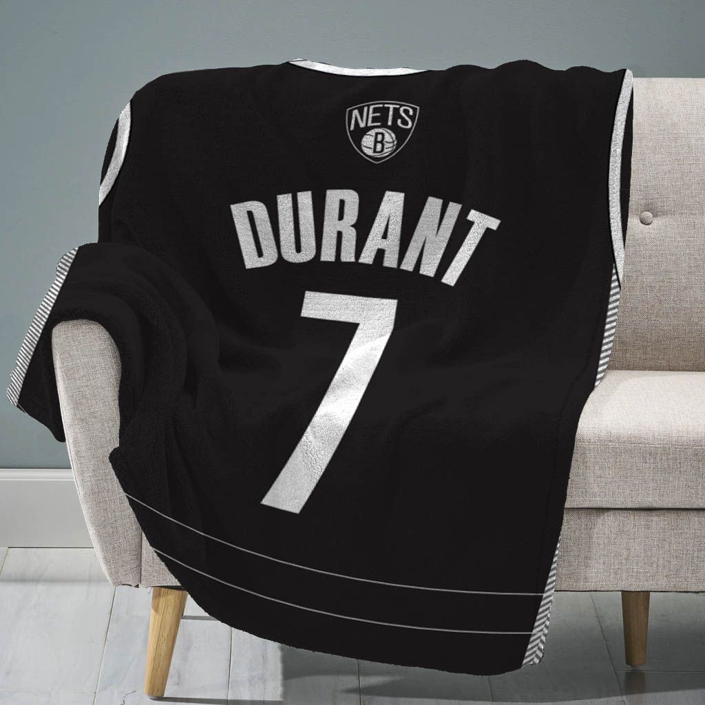 Bleacher Creatures Brooklyn Nets Kevin Durant #7 Raschel Plush Blanket product image