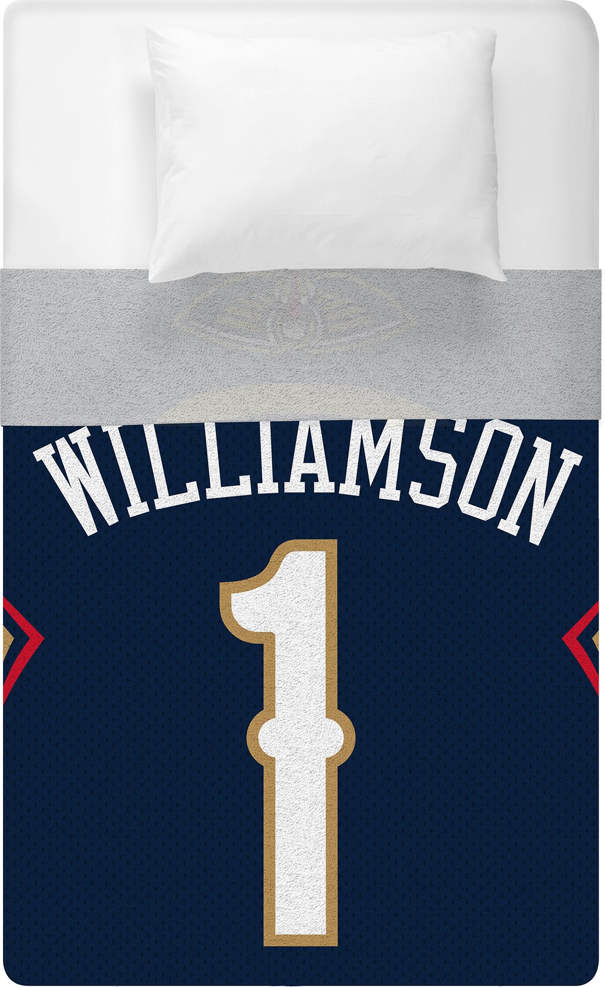 Bleacher Creatures New Orleans Pelicans Zion Williamson #1 Raschel Plush Blanket