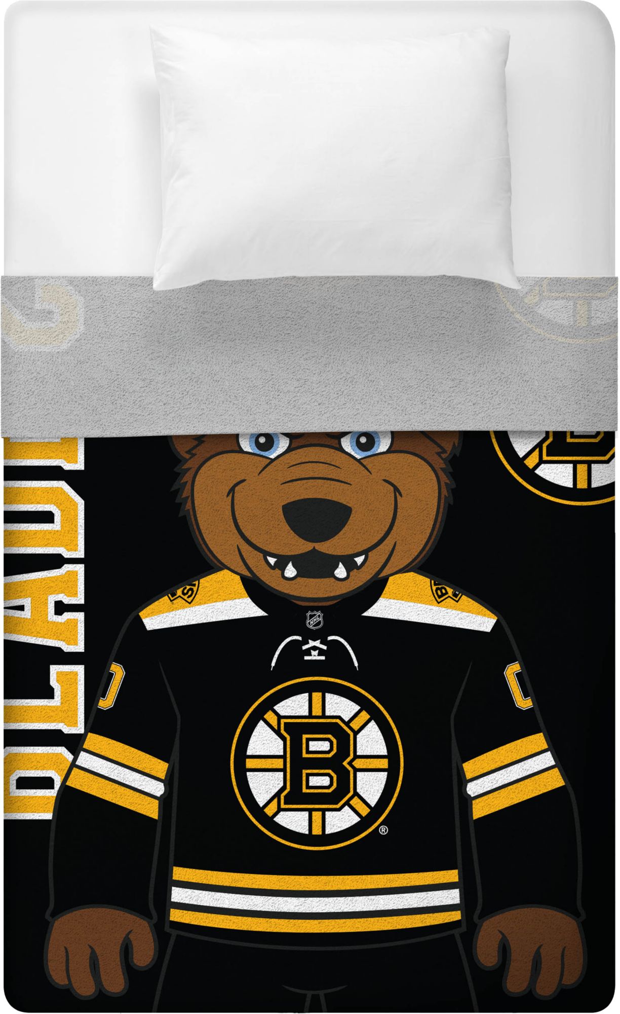 Uncanny Brands Boston Bruins Blades Blanket