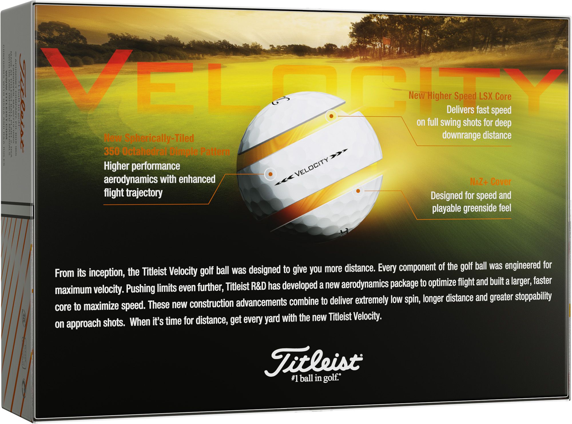 Titleist 2020 Velocity Personalized Golf Balls product image