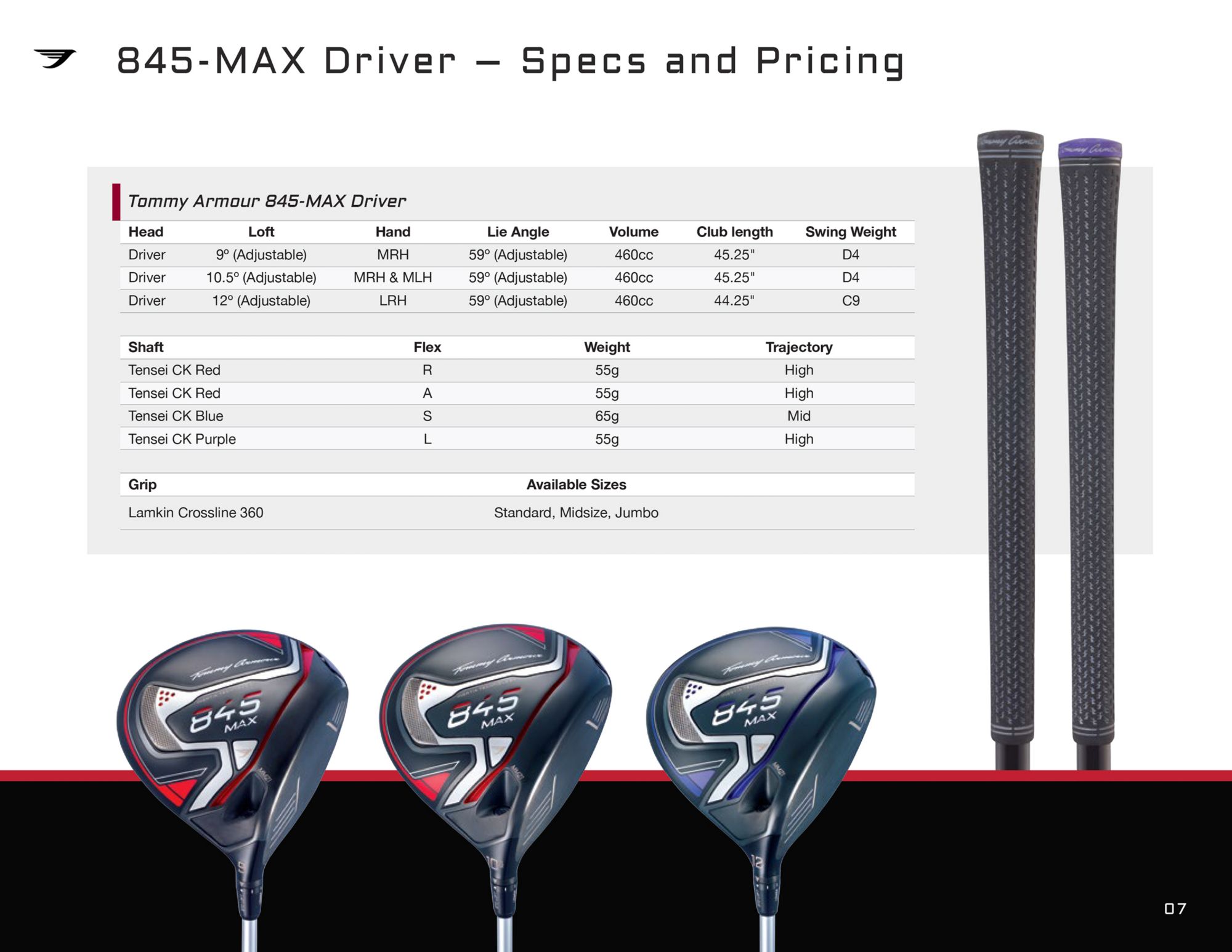 Tommy Armour Women's 845-MAX Driver product image